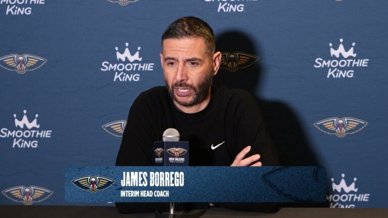 James Borrego Pelicans-Rockets Postgame Interview 1 18 2026