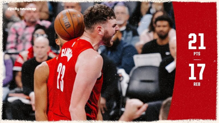 Donovan Clingan DOUBLE-DOUBLE With 21 Points & 17 Rebounds vs Sacramento Kings January 18, 2026