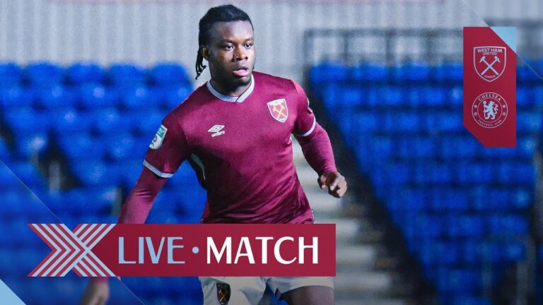 LIVE: West Ham U21 v Chelsea U21 Premier League 2