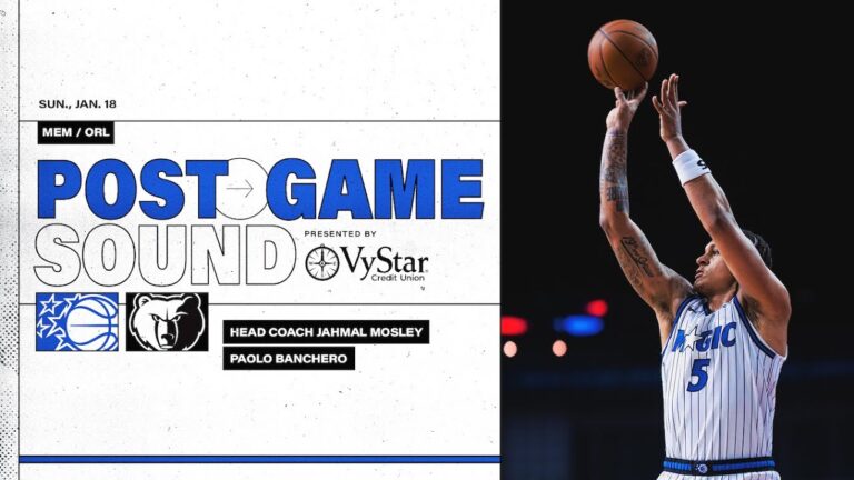 Postgame Sound: Orlando Magic Vs. Memphis Grizzlies Coach Mose & Paolo Banchero