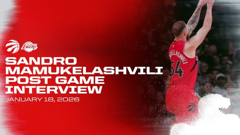 Sandro Mamukelashvili Post Game at Lakers January 18, 2026