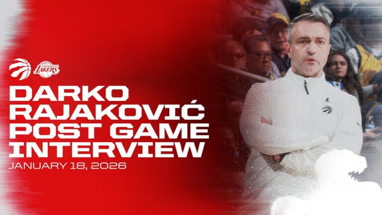 Darko Rajakovic Post Game at Lakers January 18, 2026