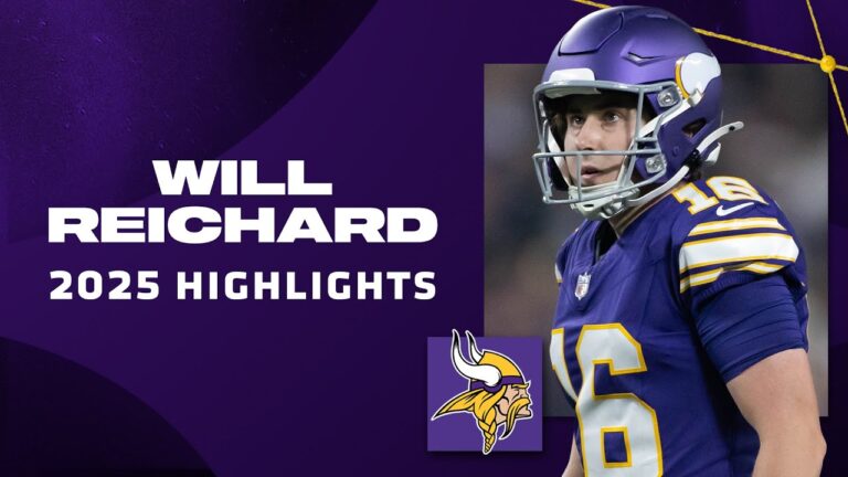 Will Reichard Highlights from 2025 NFL Season Minnesota Vikings