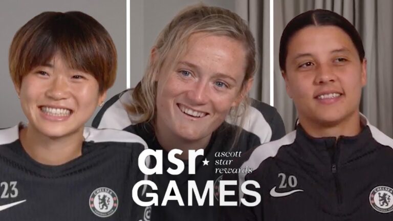 Sam Kerr, Erin Cuthbert & Maika Hamano take on the ASR Games