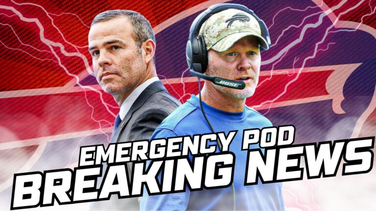 EMERGENCY POD: The Bills FIRE Sean McDermott and PROMOTE Brandon Beane