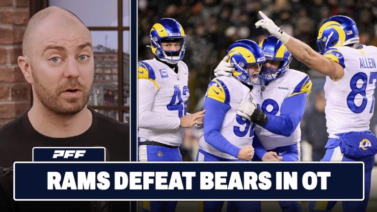 Los Angeles Rams vs. Chicago Bears Review PFF Grade Release Show