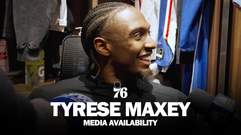 Philadelphia 76ers Pregame Media Availability Tyrese Maxey Talks All-Star Selection