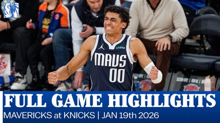 Mavericks Highlights at New York Knicks January 19, 2026