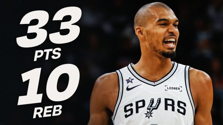 BALD WEMBY Is UNREAL 33 PTS in 26 Minutes! January 19, 2026