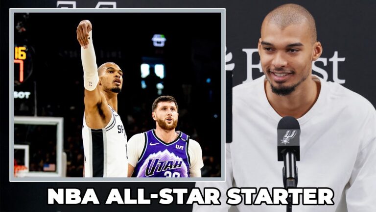 Victor Wembanyama on Being Named NBA All-Star Starter