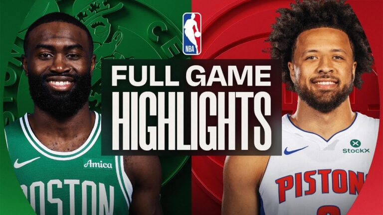 CELTICS at PISTONS FULL GAME HIGHLIGHTS January 19, 2026