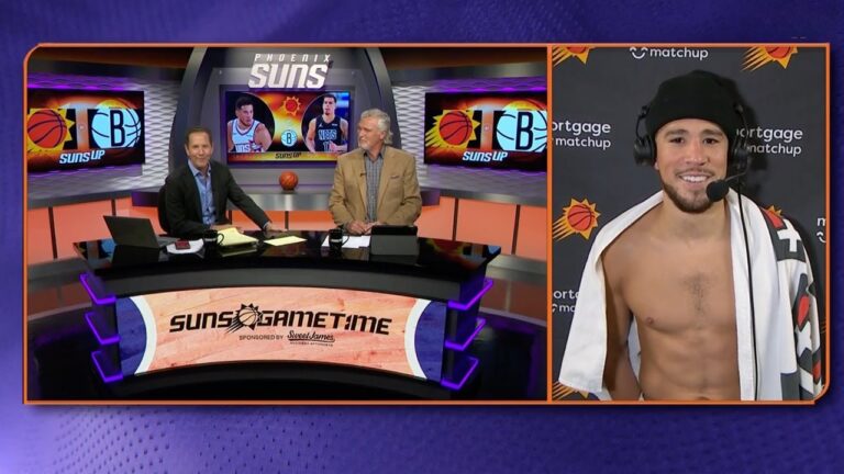 Devin Booker Postgame Interview with Tom Leander and Tom Chambers Phoenix Suns 1-19-26