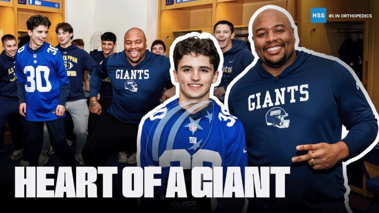 2025 Heart of a Giant Recipient: Sam Bilali New York Giants