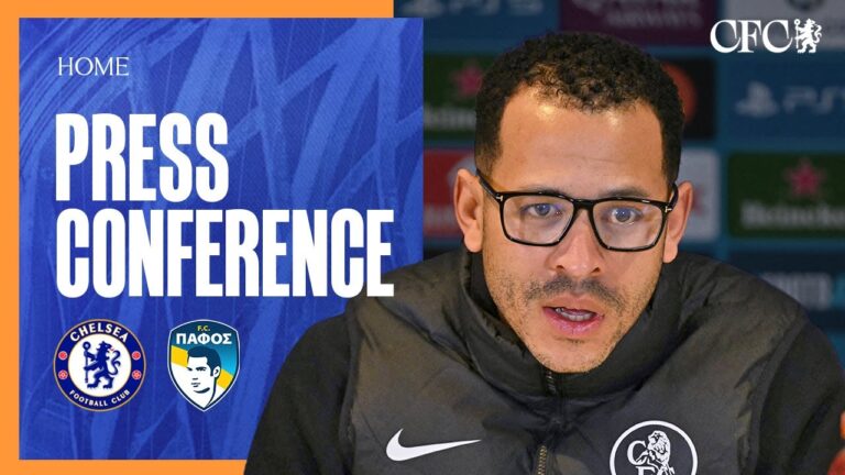Rosenior & Delap Press Conference Chelsea vs Pafos UCL 25 26