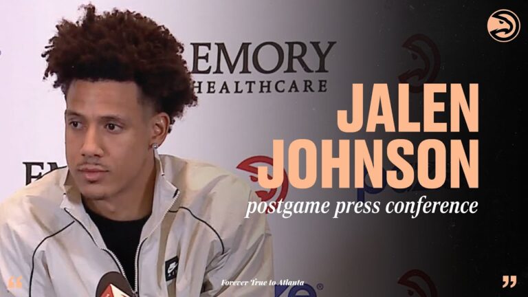 Hawks vs. Bucks Postgame Press Conference: Jalen Johnson