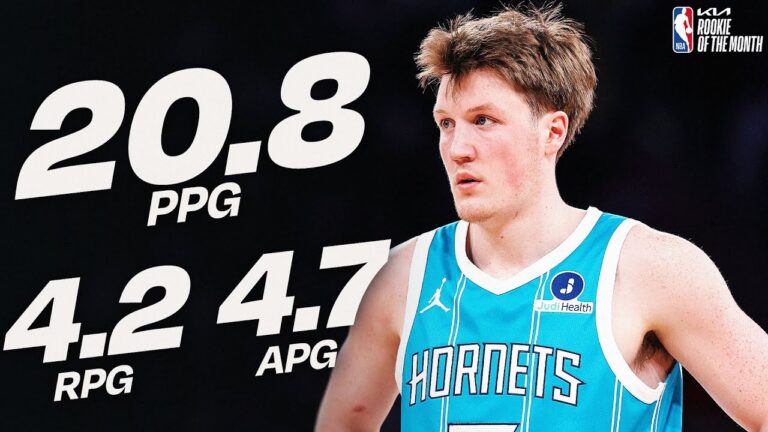 Kon Knueppel Named kia Eastern Conference Rookie of the Month!