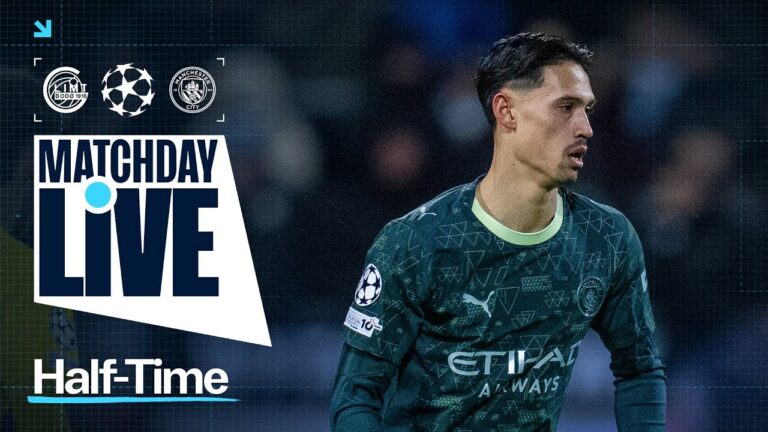 MATCHDAY LIVE! CITY TRAILING IN NORWAY AT THE BREAK Bodo Glimt 2-0 Man City UEFA Champions League