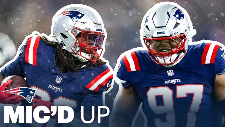 MIC’D UP: Milton Williams & Rhamondre Stevenson During Patriots Divisional Playoff Win vs. Texans
