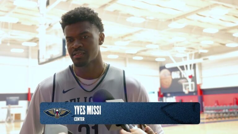 Yves Missi on his improvement, shot blocking Pelicans Practice 1 20 26