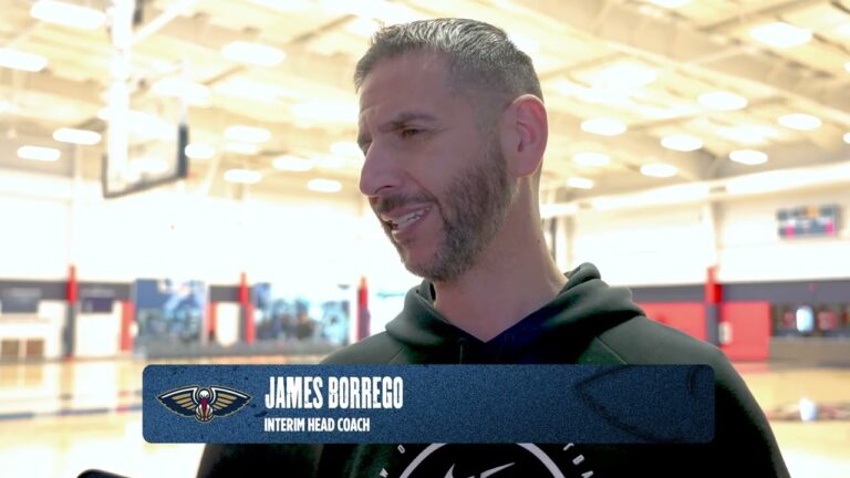 James Borrego on Yves Missi, defense Pelicans Practice 1 20 26