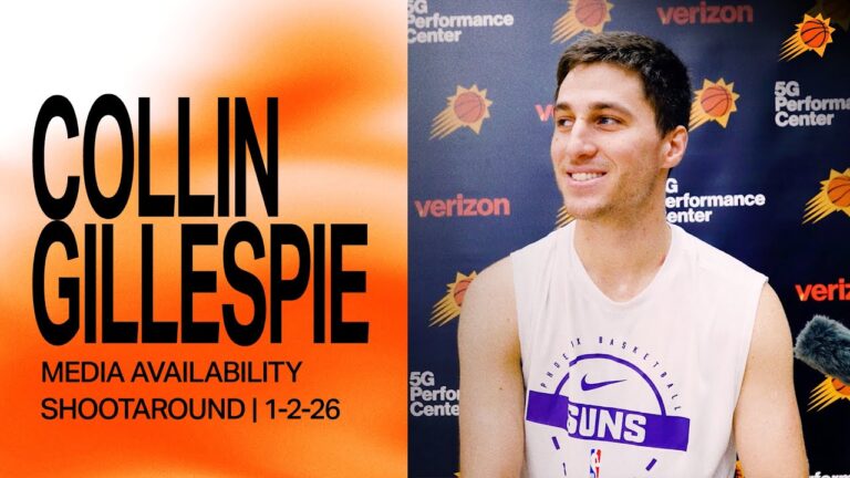 Collin Gillespie Phoenix Suns Shootaround Media Availability 1-2-26