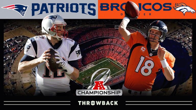 Brady vs Manning to Go to the Super Bowl! (Patriots vs. Broncos 2013, AFC Championship)