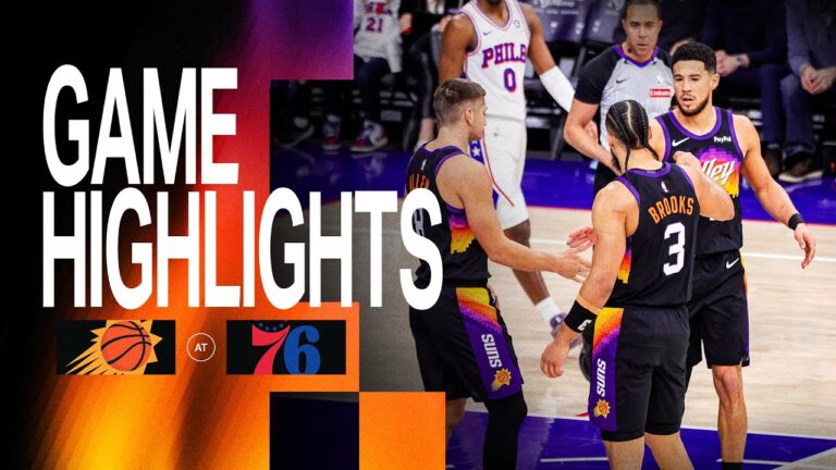 Phoenix Suns beat the Philadelphia 76ers 116-110 Phoenix Suns Game Highlights 1-20-26