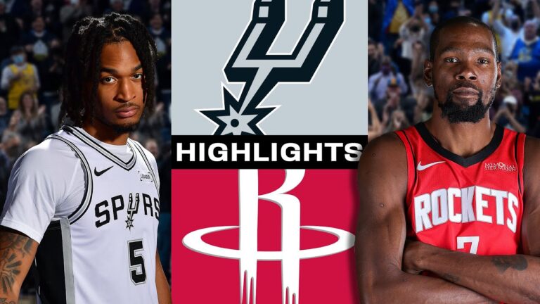 San Antonio Spurs vs Houston Rockets FULL GAME HIGHLIGHTS