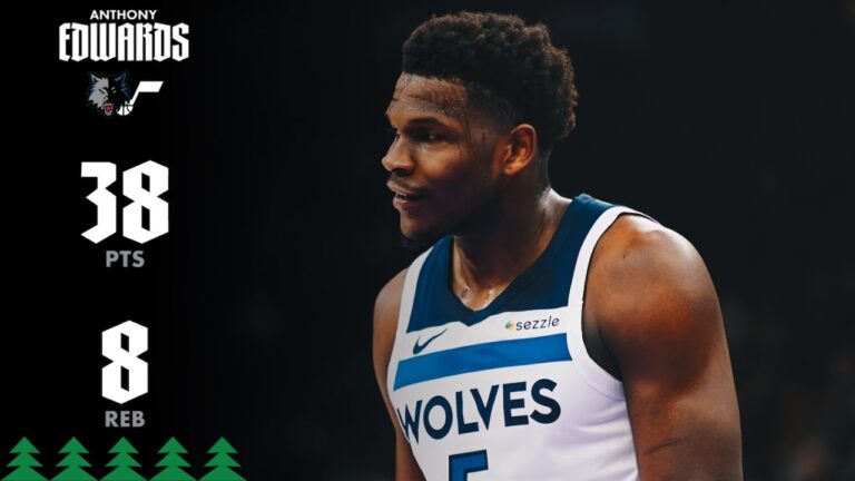 Anthony Edwards Drops 38 Points Against Utah Jazz 01.20.26