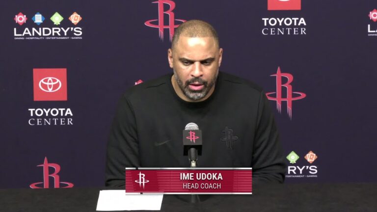 Press Conference by Ime Udoka vs Spurs