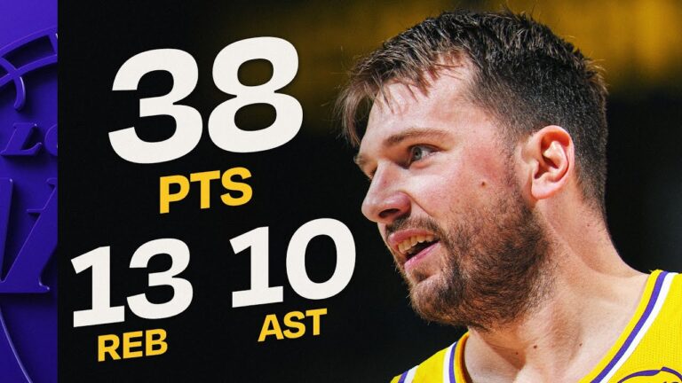 Luka Dončić Makes Franchise History with 38-Point Triple-Double January 20, 2026