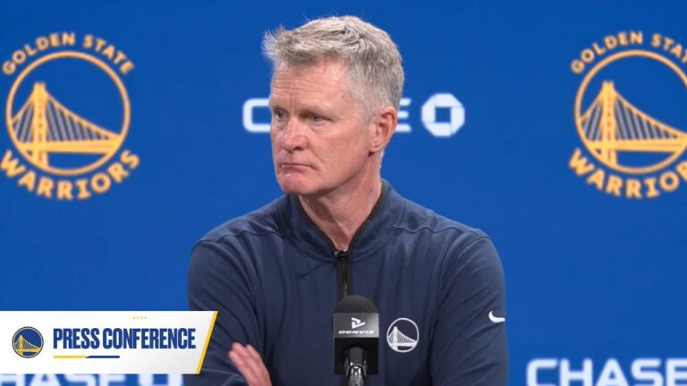 Steve Kerr Recaps Warriors Loss to Raptors Jan. 20, 2026