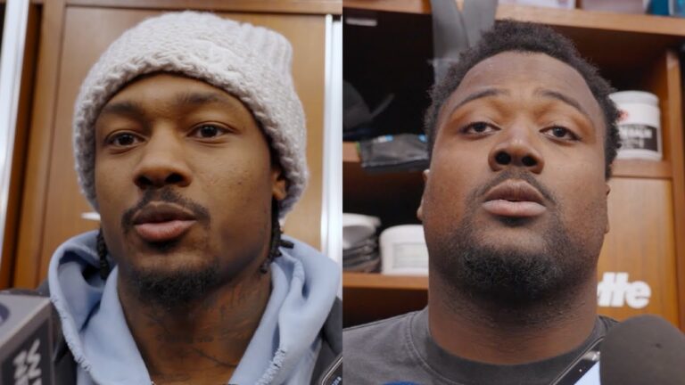 Stefon Diggs & Christian Barmore Address the Media Patriots Press Conference