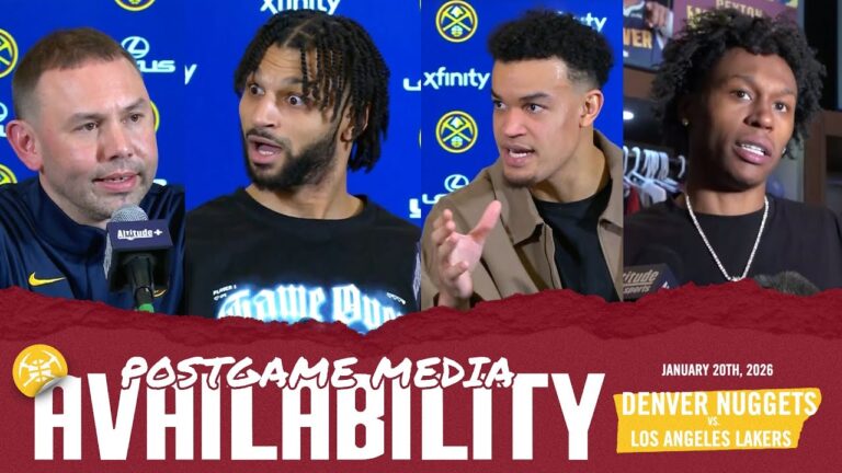 ALL Denver Nuggets Postgame Media vs. LAL