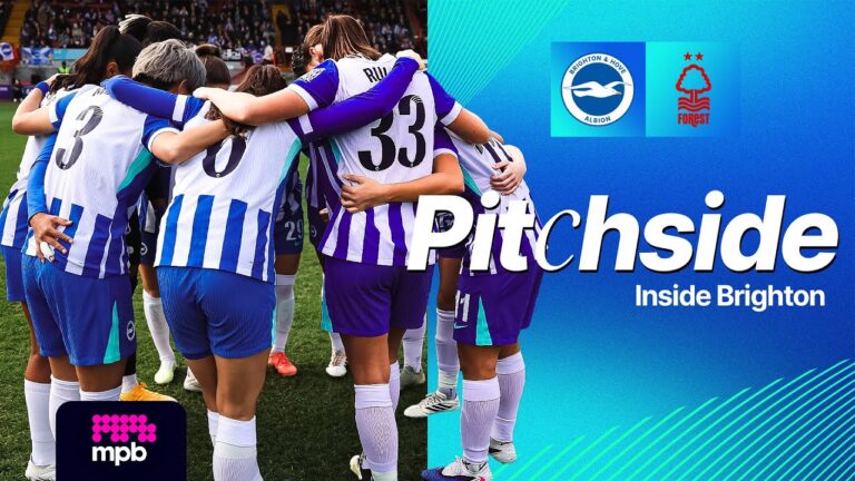 PITCHSIDE Brighton v Nottingham Forest Albion Fight Off Forest Threat
