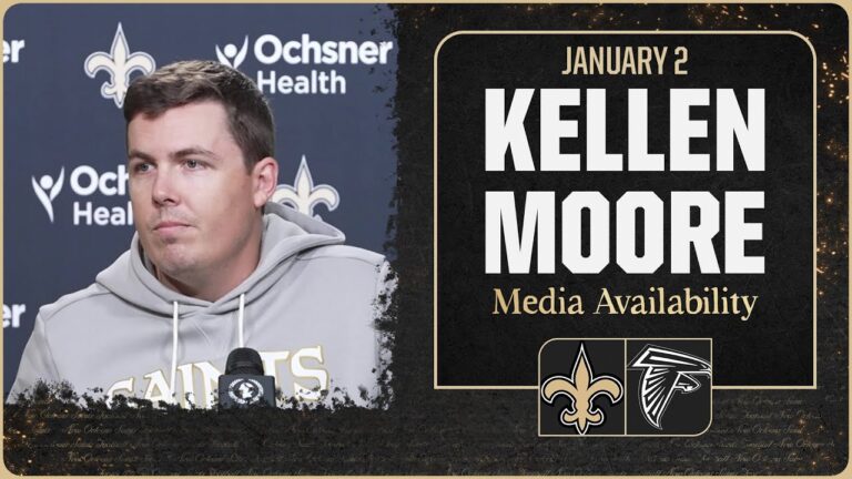 Kellen Moore talks roster moves, finale vs. Falcons New Orleans Saints