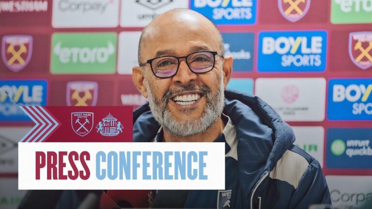 LIVE: Nuno Espírito Santo’s Press Conference West Ham v Sunderland