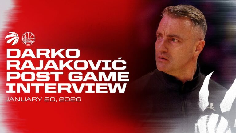 Darko Rajakovic Post Game at Warriors January 20, 2026