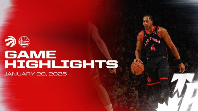 Raptors at Warriors Game Highlights January 20, 2026