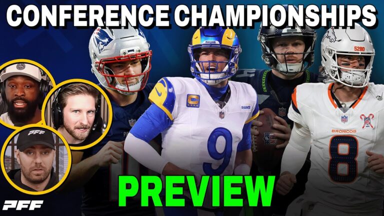 2026 AFC & NFC Conference Championship Preview PFF NFL Show