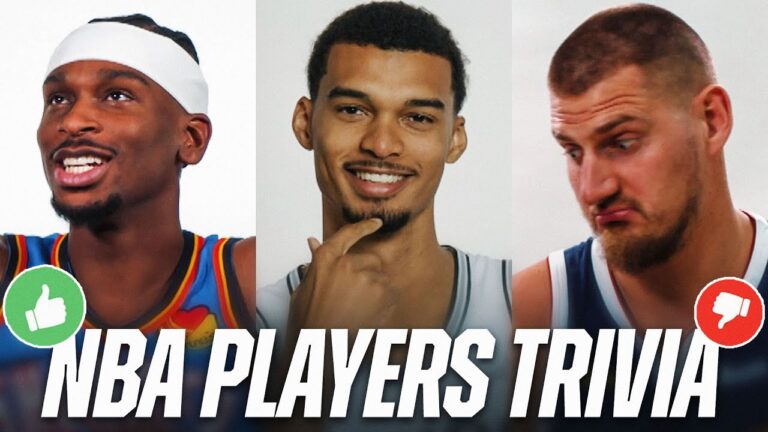 NBA Players Play NBA Trivia 2025-26 NBA Season
