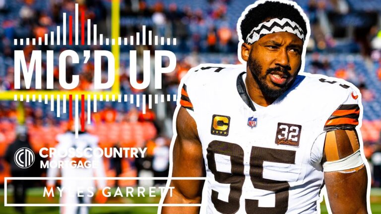 Myles Garrett Mic’d Up: Record Breaking Week 18 Game vs Cincinnati Bengals !