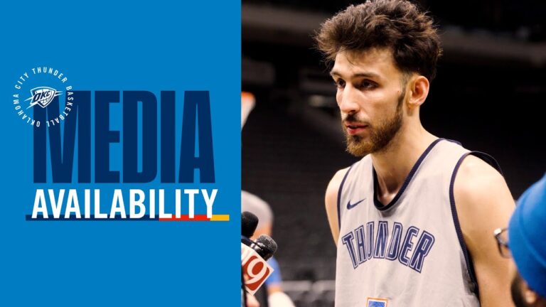 Shootaround Media One on One with Ajay Mitchell January 21, 2026 OKC Thunder