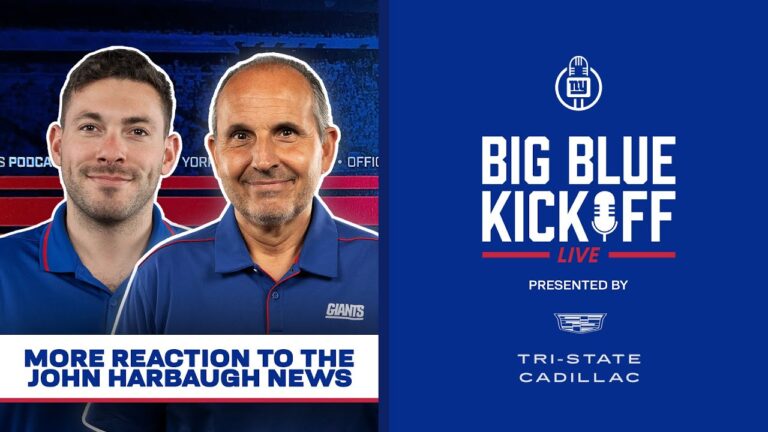 More Reactions to John Harbaugh News Big Blue Kickoff New York Giants