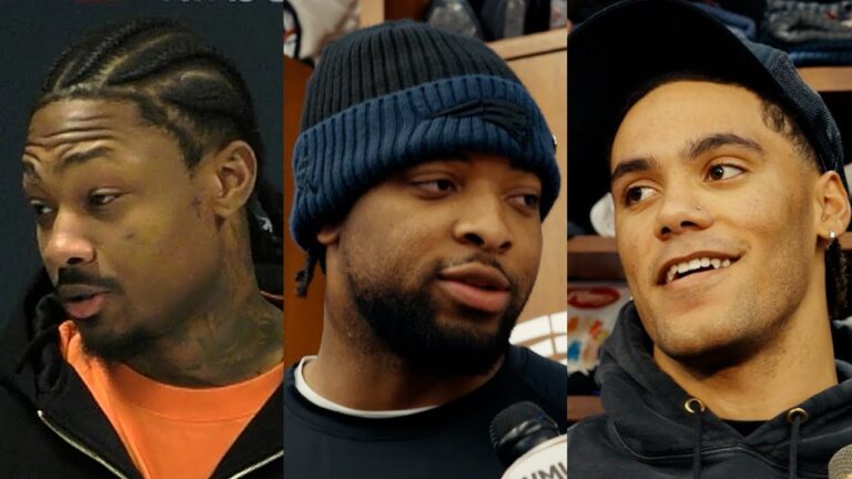 Stefon Diggs, Anfernee Jennings, Christian Gonzalez & More Address the Media Press Conference