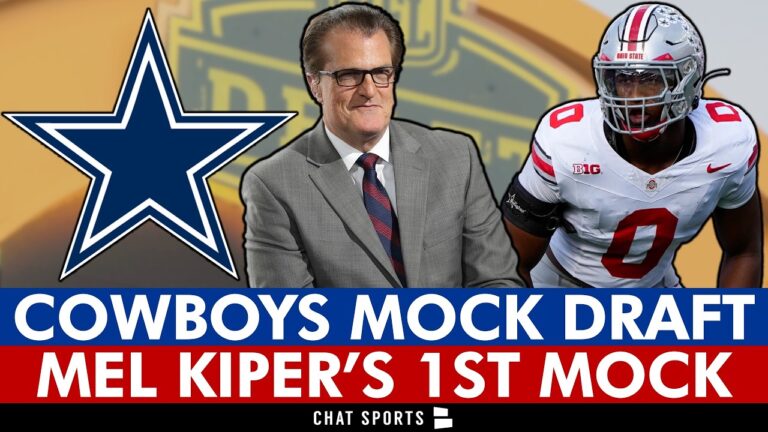 Cowboys Mock Draft By Mel Kiper: Dallas Drafts Two Defenders In Kipers First 2026 NFL Mock Draft