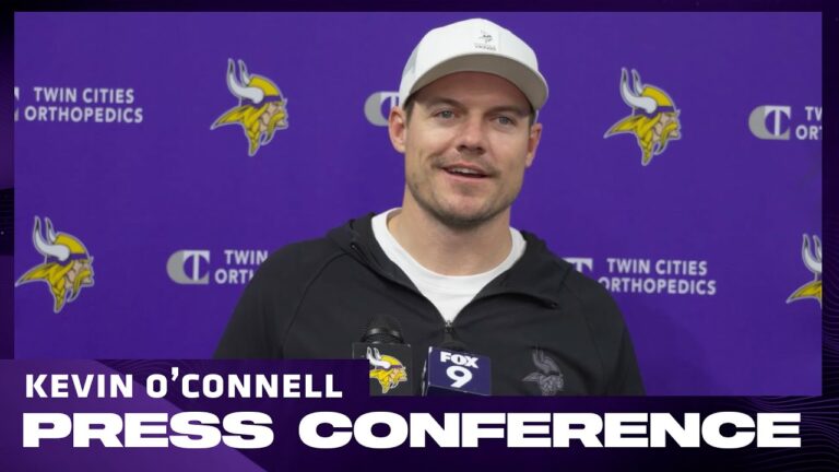 Kevin O’Connell on J.J. McCarthy, Playing Packers, Justin Jefferson, Offensive Line & Injury Updates