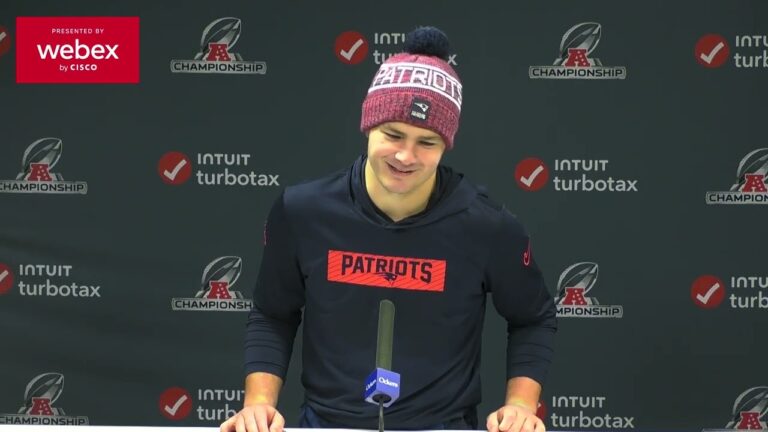 Drake Maye: It Starts With Me Under Center. Patriots Press Conference