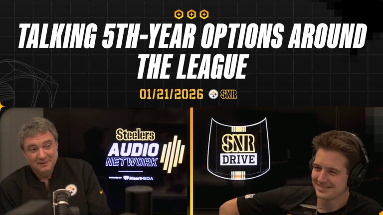 Talking 5th-Year Options Around The League SNR Drive (Jan.21) Pittsburgh Steelers