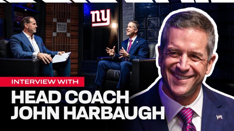 1-on-1 with Head Coach John Harbaugh New York Giants